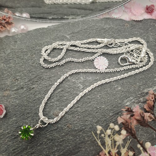 Silver necklace chain for - silver,