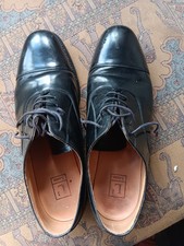 Mens Loake Black Leather