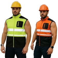 HI VIS VIZ BODY WARMER