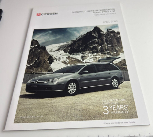 2005 citroen range - 2005,