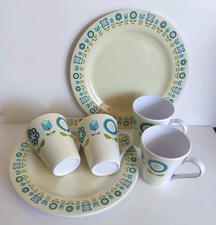 Coolmovers 4x Melamine Dinner