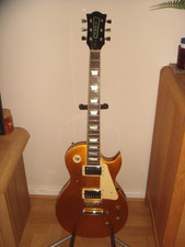 EKO VL 480 Gold Sparkle Les Paul Electric Guitar