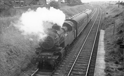 1959 clock face train - 1959, station