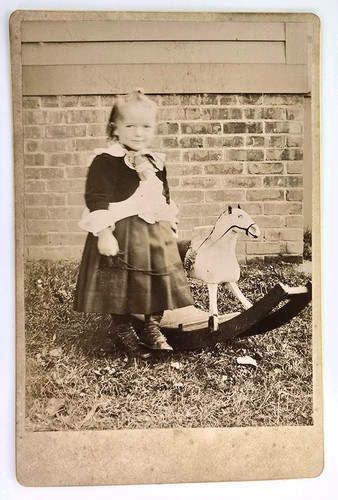 Antique cabinet card photo - antique,