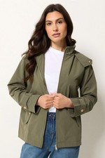 M&Co Women's Short Mac Coat
