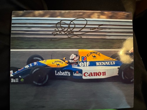 Nigel mansell signed - nigel,