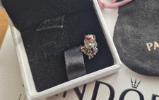 Authentic Pandora Scarlet Witch Marvel Charm Silver Enamel with Box & Pouch