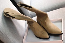 Primark Beige Cowboy Boots Size 4 (37)