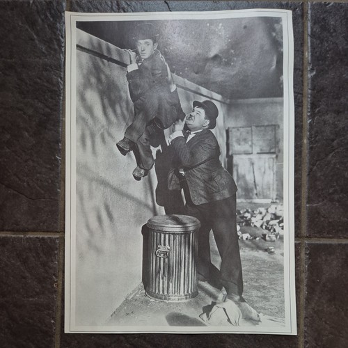 Vintage laurel hardy print - &,
