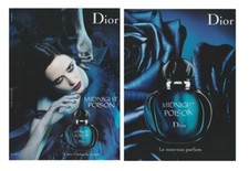 Christian Dior Midnight Poison Double Sided Glossy Paper Advertising