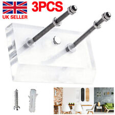 1/2/3X Skateboard Deck Display Wall Mount Hanger Rack Longboard Hanging Holder.