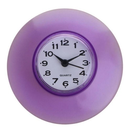 Bathroom suction cup clock - suction,