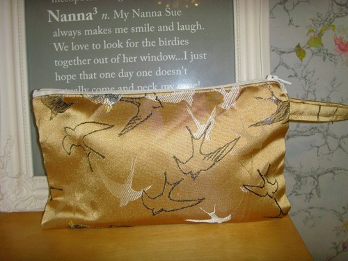New made gold swallow bird - made,