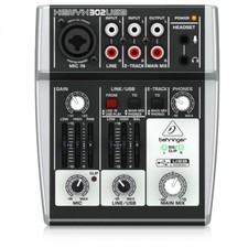 Behringer Xenyx 302USB Mixer - 5-Input USB Mic Preamp Audio Interface - 3YR WRTY