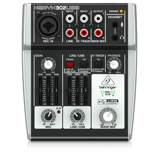 Behringer xenyx 302usb mixer - behringer,