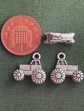 5 Tractor Charms - antique