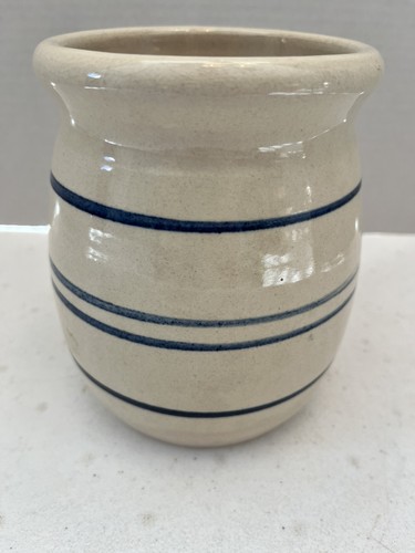 Vtg marshall pottery crock - marshall,