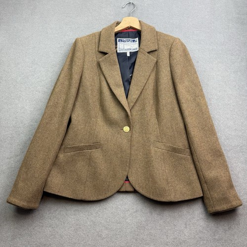 Joules tweed jacket 14 - jacket,