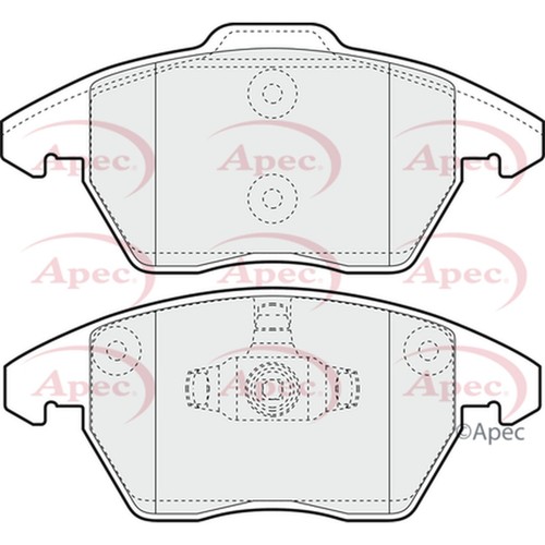 Brake pads set - pads, peugeot