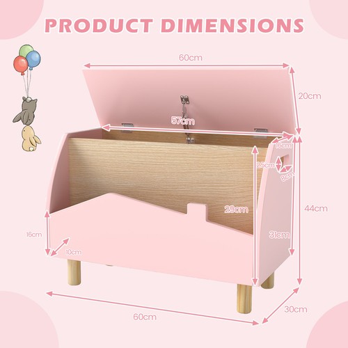 Wooden toy box - wooden, storage