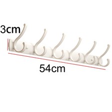 6 Hooks Aluminum Coat Clothes