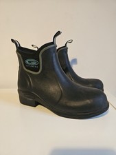 Grubs Womens Equestrian Boots Outline 5.0 Black Wellington Boots Size UK 4.