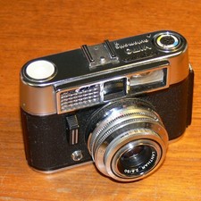 Voigtlander VITO automatic R 35mm Film Camera 50mm LANTHAR Lens NEEDS SERVICE