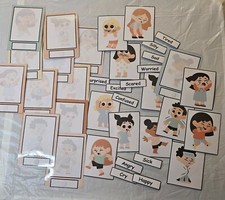 Emotions cards for children
