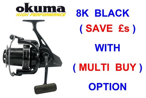 Okuma black 14000 carp - black,