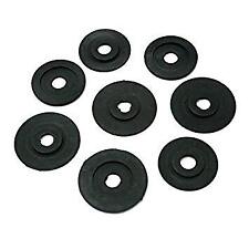 A Set of 8 Black Rubber Spring