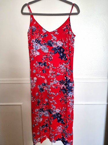 Collection red floral slip - m&s,