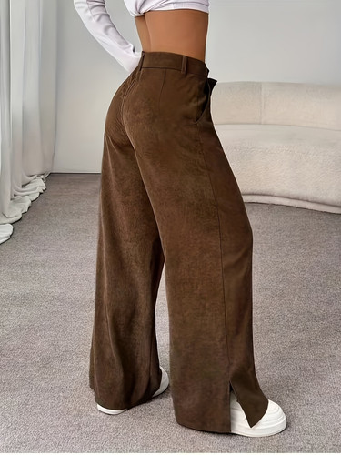 Fashionable corduroy split - fashionable,