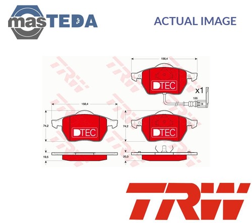 Gdb1403dte brake pads set - brake,