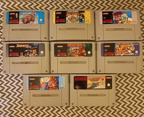 Super nintendo games lot - super,