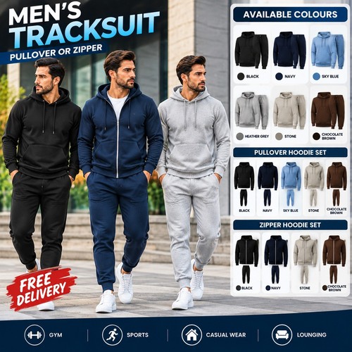 Men tracksuit set hoodie - tracksuit, &
