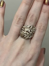 Thomas Sabo Rare Retired Feather Ring Size N