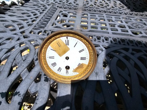 Antique french day clock - antique,