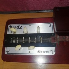 Suzuki Taisho Koto Electric Musical Instrument with Case Used BBA