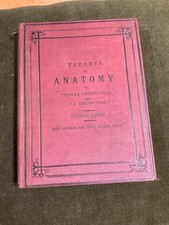 1898 TABLETS OF ANATOMY book sound binding nice book.