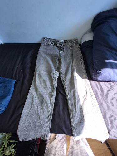 Grey straight primark - straight, jeans