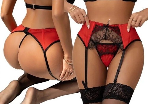 Sexy suspender belt thong - sexy,
