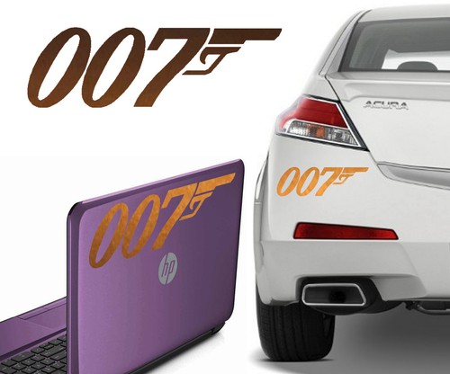 007 james bond sticker - 007,