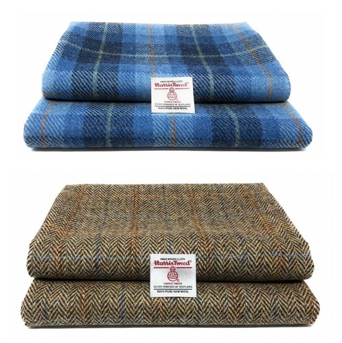 Harris tweed fabric blue - harris,