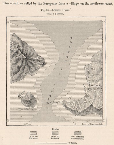 Lombok strait indonesia - indonesia., east