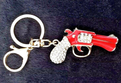 Red enamel clear - red, crystal