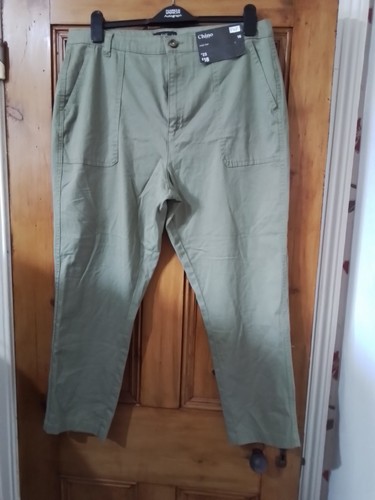 Khaki chinos trousers - 16,