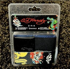 Original Ed Hardy 2 Belt Set -