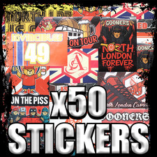 50x Arsenal Stickers | Mixed