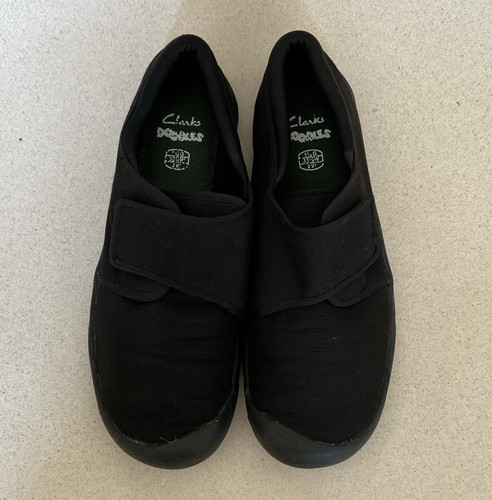 Clarks doodles black canvas - clarks,