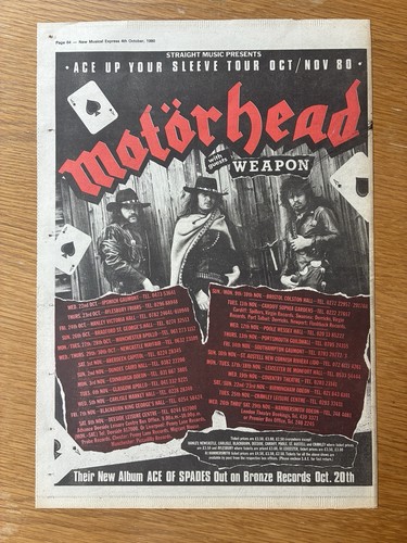 Motorhead ace your sleeve - ace, up